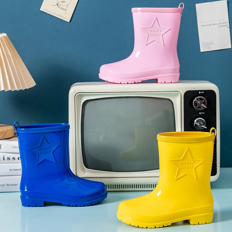 Kids Rain Boots | Waterproof Non Slip | Lightweight Eva | Youth Sizes 27 To 40