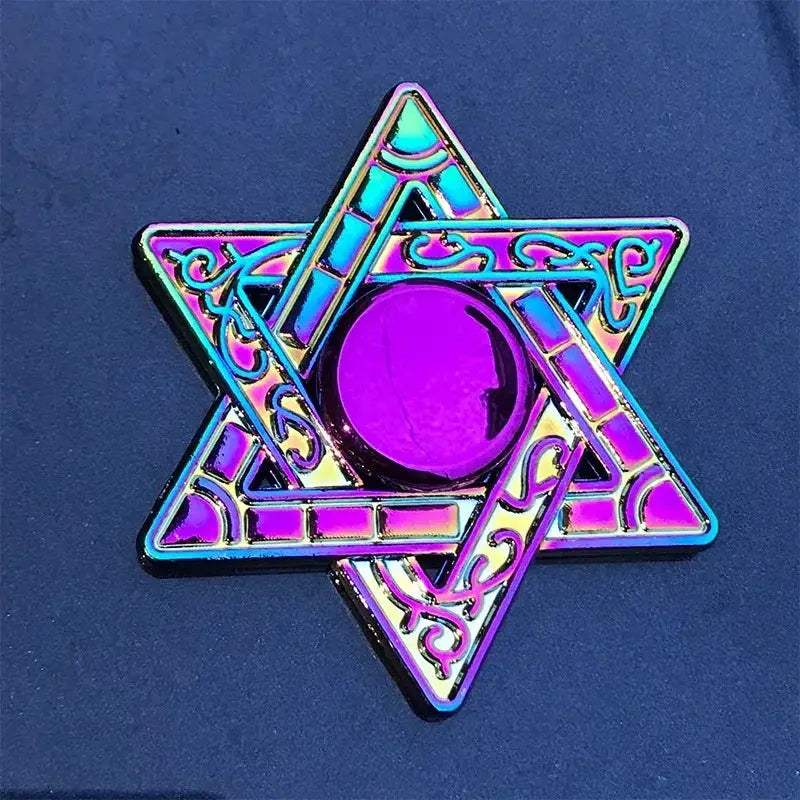Colorful Metal Fidget Spinner Stress Relief Toy For Adults - ToylandEU