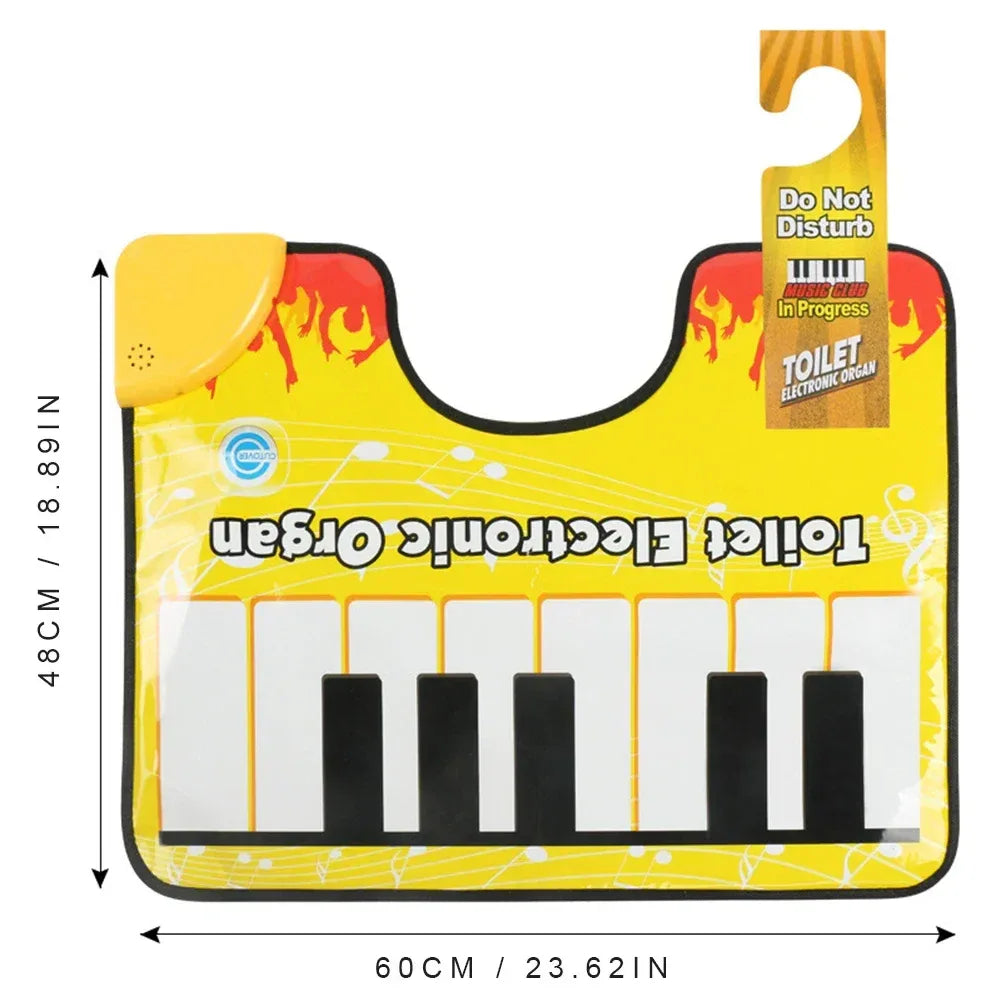 Toilet Piano Mat Musical Bathroom Keyboard Rug For Home - ToylandEU