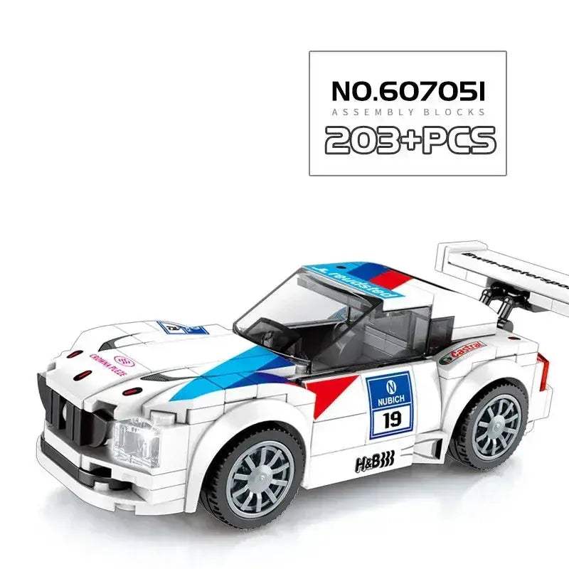 MOC Racing Car Lego Compatible Building Blocks Set For Kids - ToylandEU