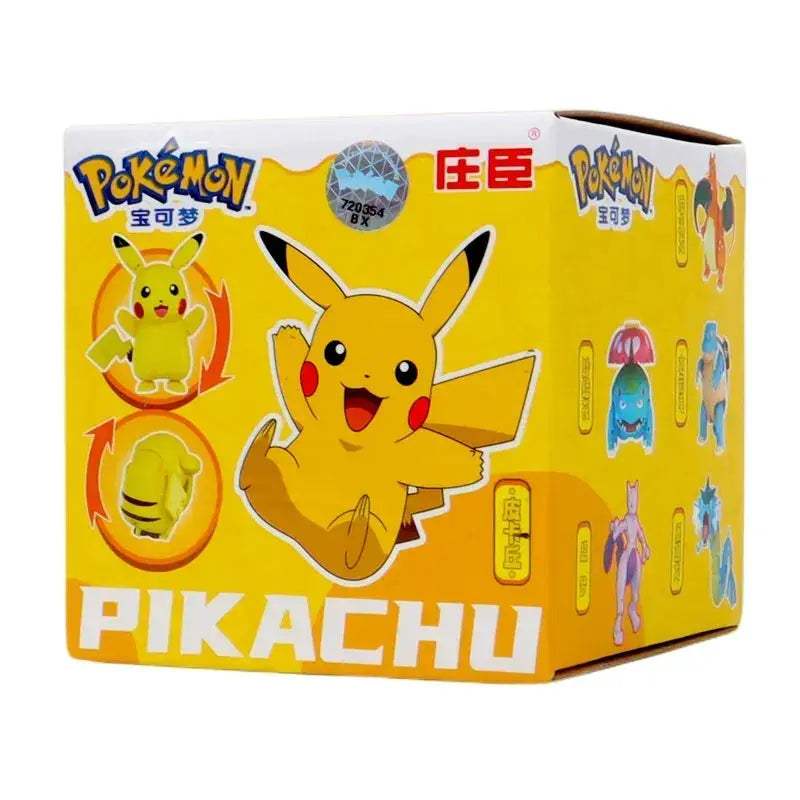 Pokemon Pokeball Anime Figures Toys, Pikachu Gengar Dragonite Snorlax Lapras Pocket Pokeball Toys - CLOUDANIMESTUDIO