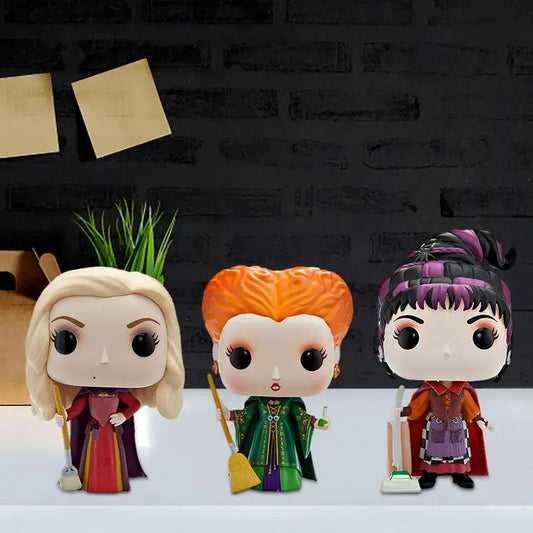 Enchanting Hocus Pocus Witch Action Figures - Perfect Gift for Fans!