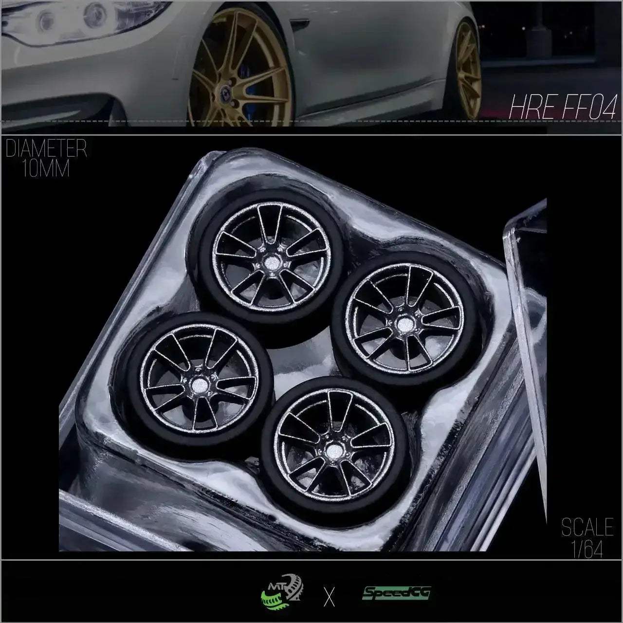 Diecast 1 64 Scale Wheels With Premium Rubber Tires - ToylandEU