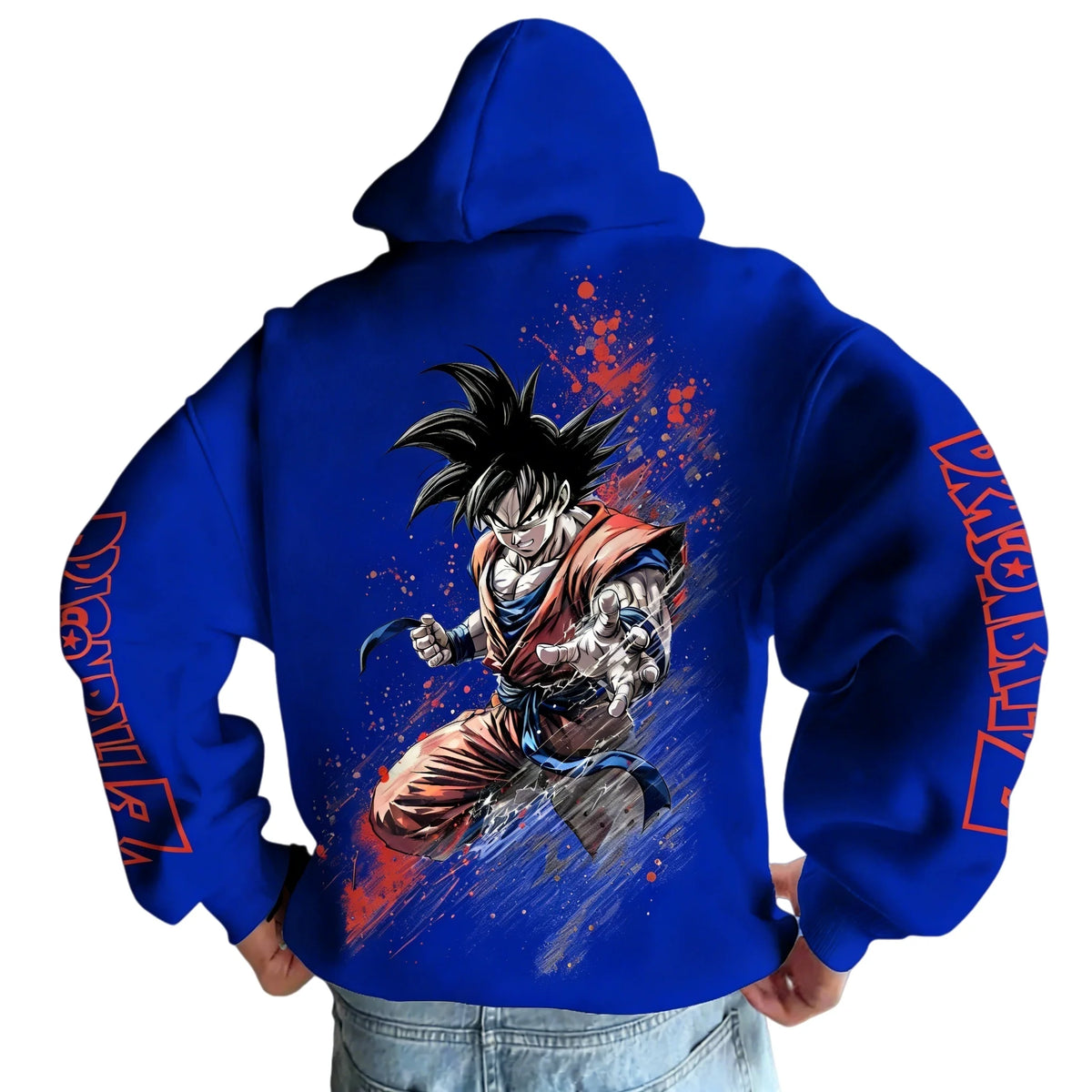 Dragon Ball Anime Hoodie | Son Goku Graphic | Loose Fit Cut | Adult Unisex