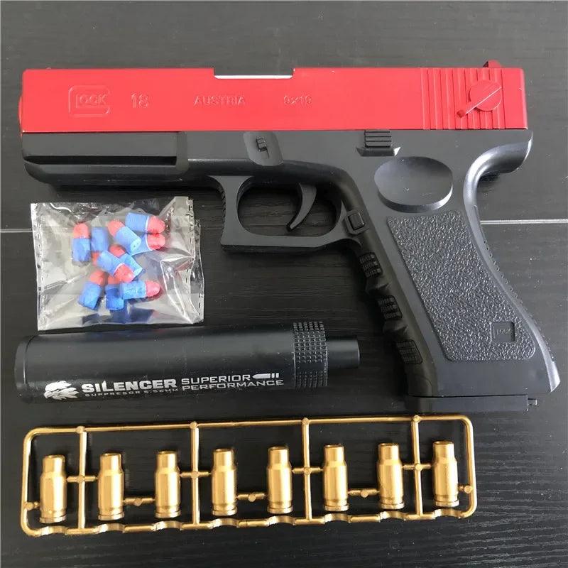 Foam Dart Pistol | Shell Ejection | Toylandeu™
