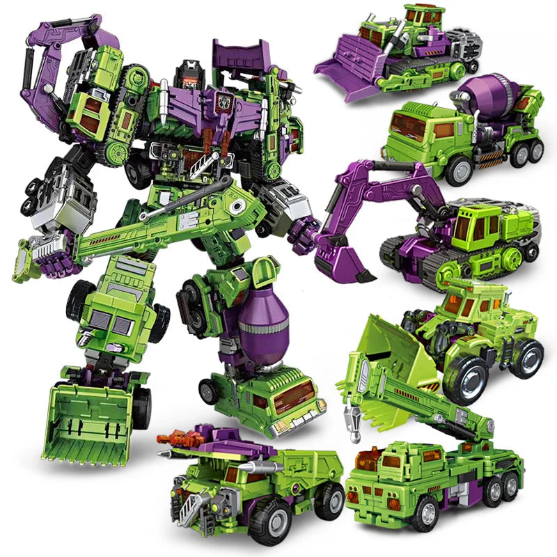 NBK 3349 Devastator 6in1 Combiner Robot Action Toy - ToylandEU