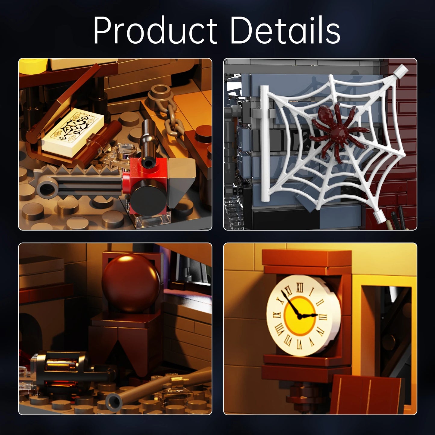 Haunted House Lego Compatible Building Blocks Set 639 Pieces