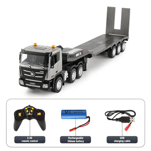 1:24 Scale Remote Control Flat Trailer Truck for Boys with 2.4Ghz Remote Control ToylandEU.com Toyland EU