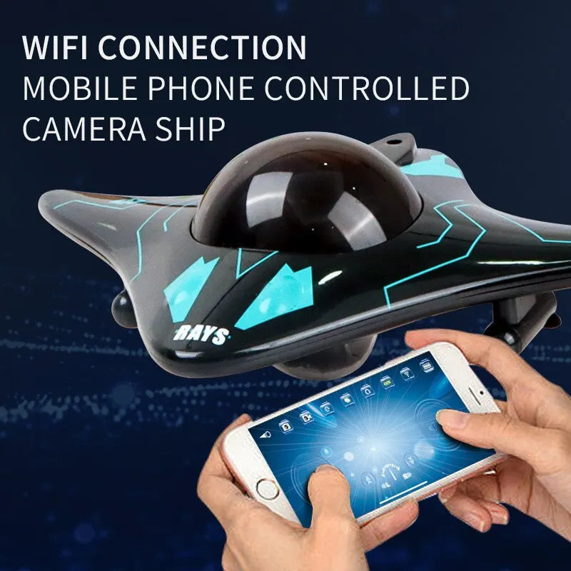 Wifi Mobile Phone Remote Control Boat Real-Time Transmission Adult
