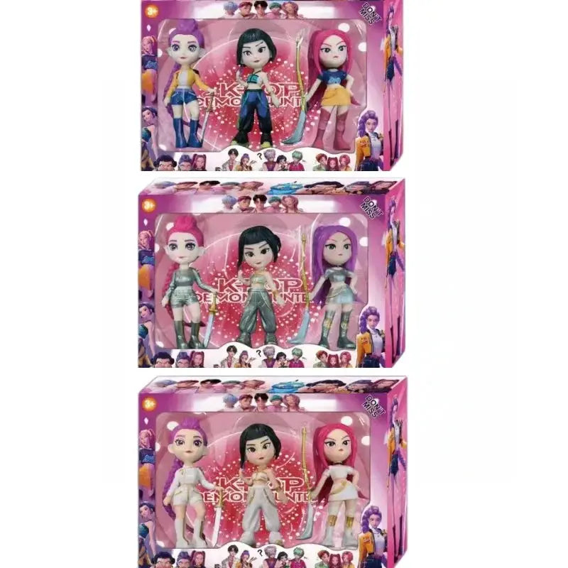 New 2026 KPop Demon Hunters Lumi Zoe Milla Doll PVC Model Toy Desktop Display Decoration Collection Gift for Fans. toysfor girls - ToylandEU