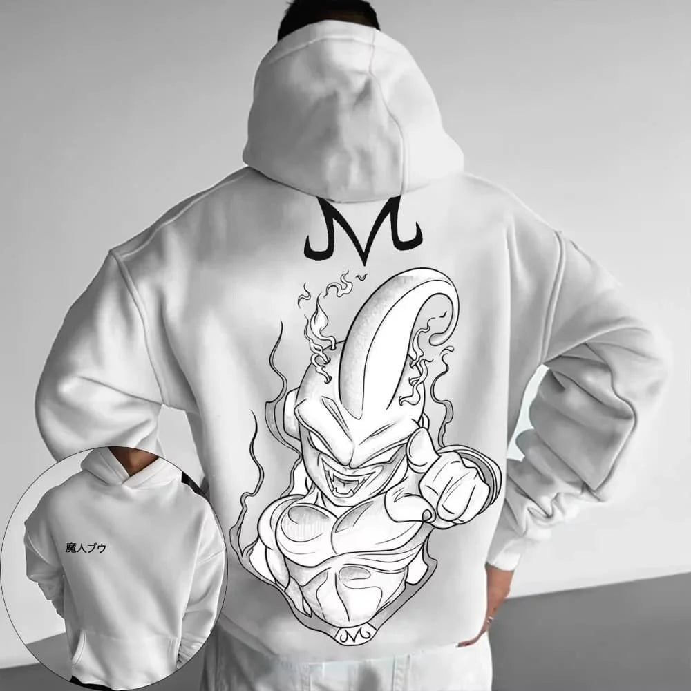 Dragon Ball Hoodie | Pure Cotton | Retro Anime Print | Men