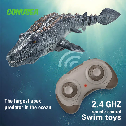 Speedy RC Mosasaurus Boat Toy – Thrilling Fun for Kids Ages 3-12!