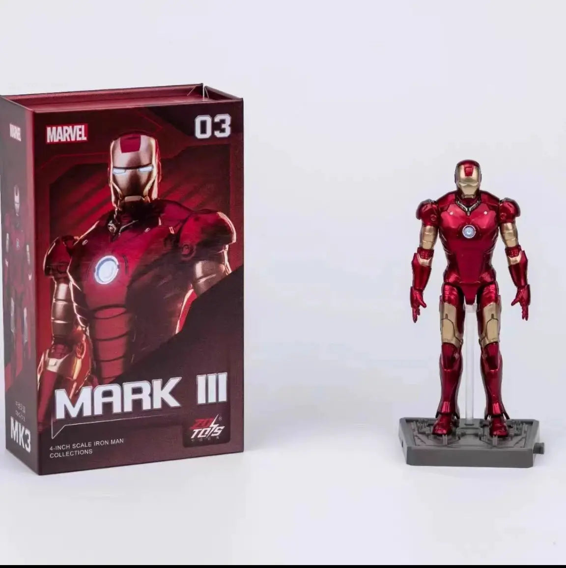 Original ZD TOYS Marvel Legends Series IRON MAN MK1/2/3/4/5 Base Plate Set Action Figure Toys Model Gift - ToylandEU
