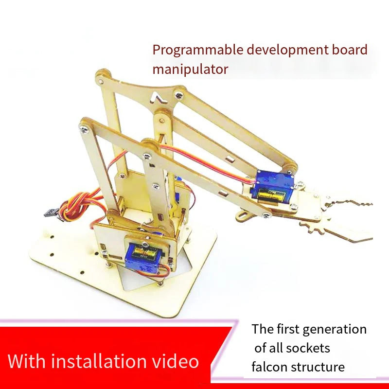 DIY Robotic Arm Kit with Programmable Claw for Creative Makers