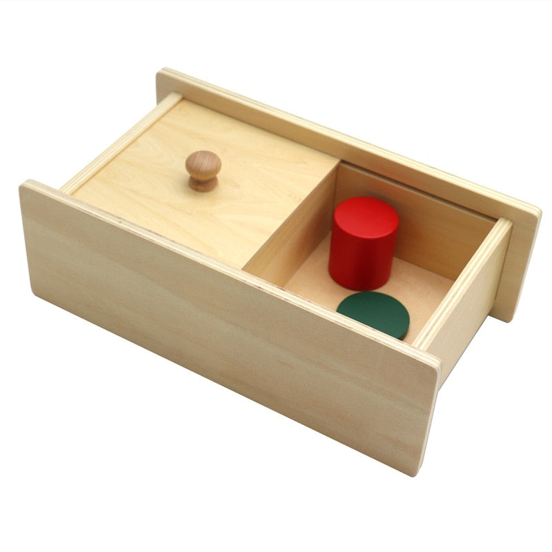 Kids Montessori Wooden Sensory Toy Box for Learning and Development Toyland EU