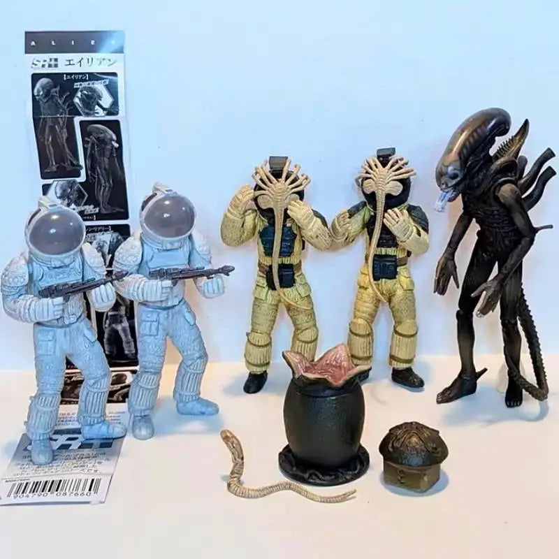 20th Century Studios SR+ Gashapon Alien Collectible Action Figures Xenomorph Facehugger Astronaut Models - ToylandEU