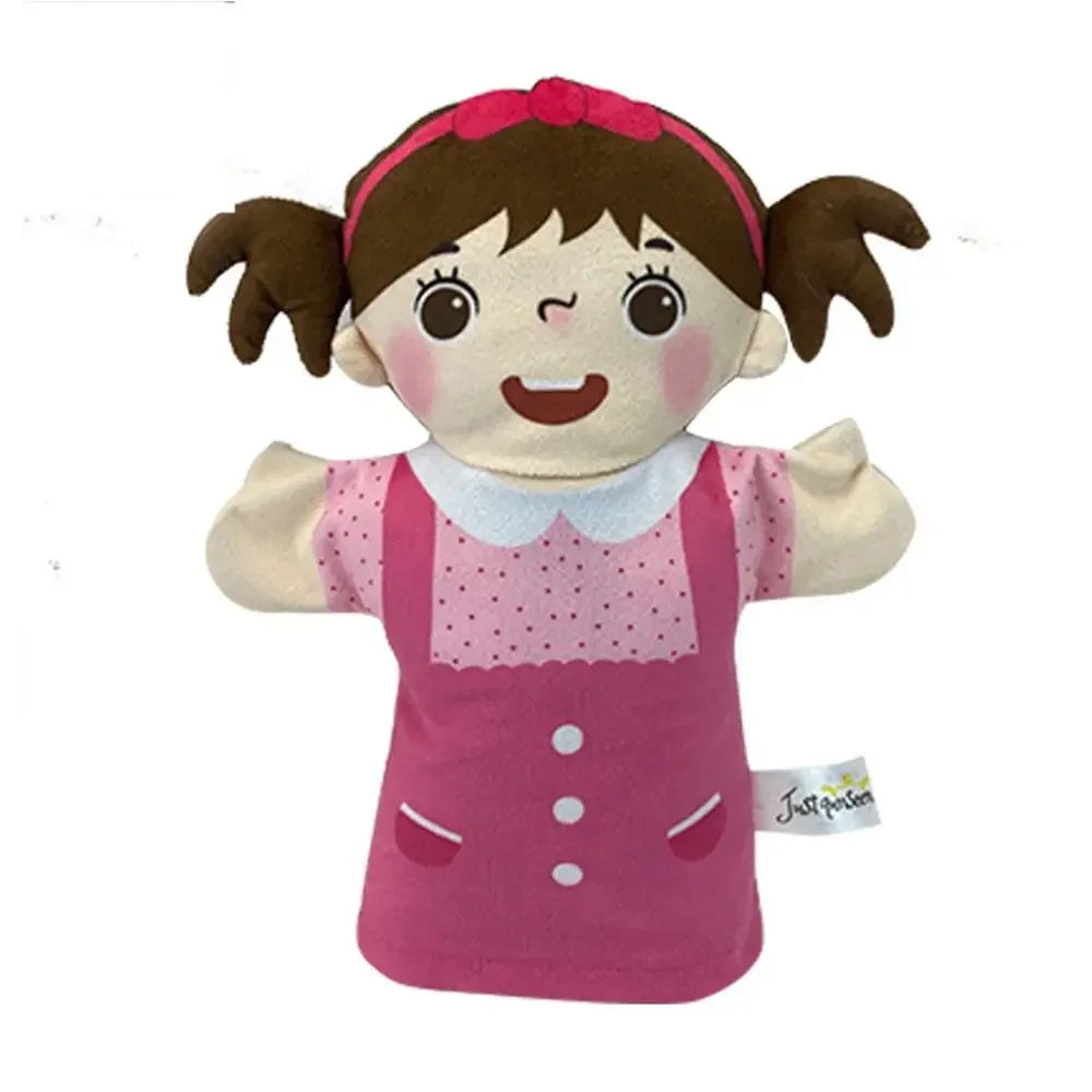 Family Hand Puppets | Plush Material | Secure Inner Glove | Kids Story Set