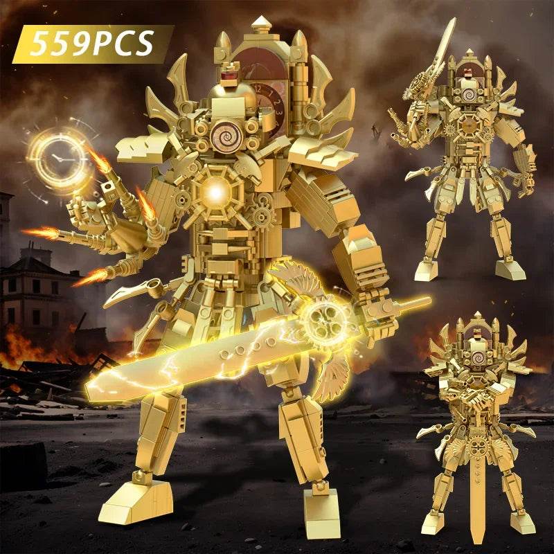 Moc Skibidi Toilet Action Figures Building Blocks For Kids Building Bricks MOC - ToylandEU