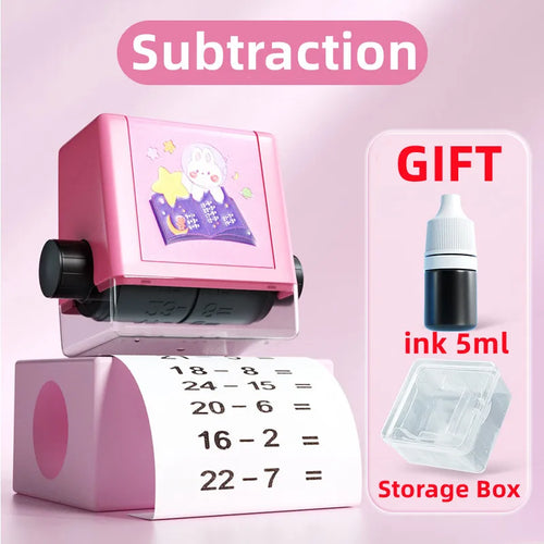Roller Style Seal Addition And Subtraction Seal Arithmetic Artifact ToylandEU.com Toyland EU