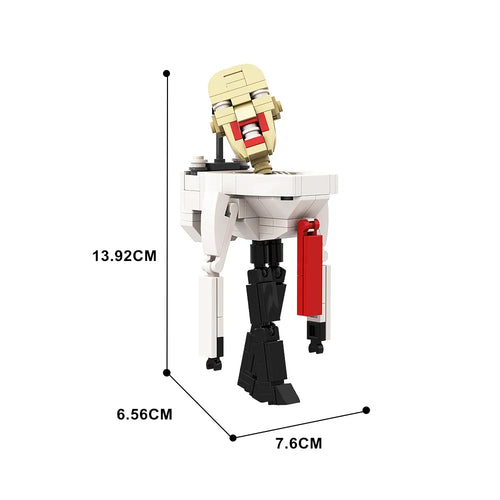 Skibidi Toilet Man and Camera Man Building Blocks with Speaker and Audio Components ToylandEU.com Toyland EU