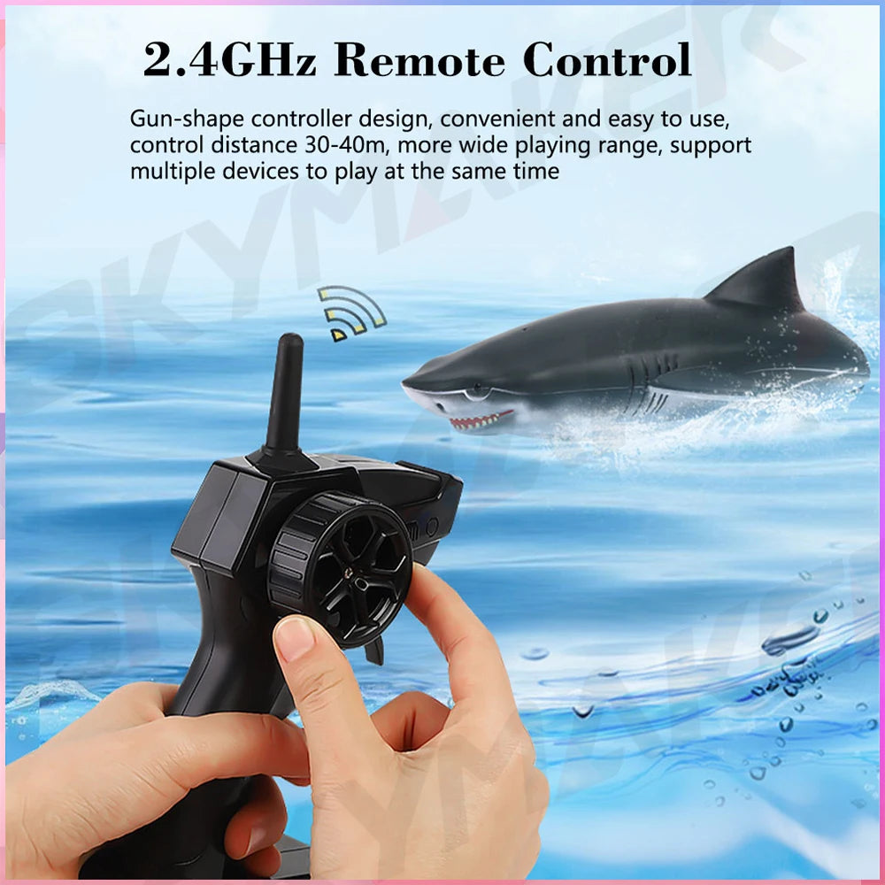 JJRC RH705 RC Boat Toys Shark Model 2.4G Radio Remote Control