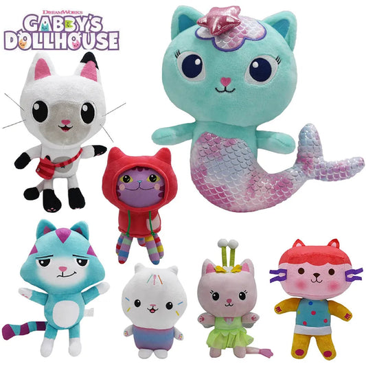 25cm Hot Gabby Dollhouse Mercat  Plush Toy Stuffed Animals - ToylandEU
