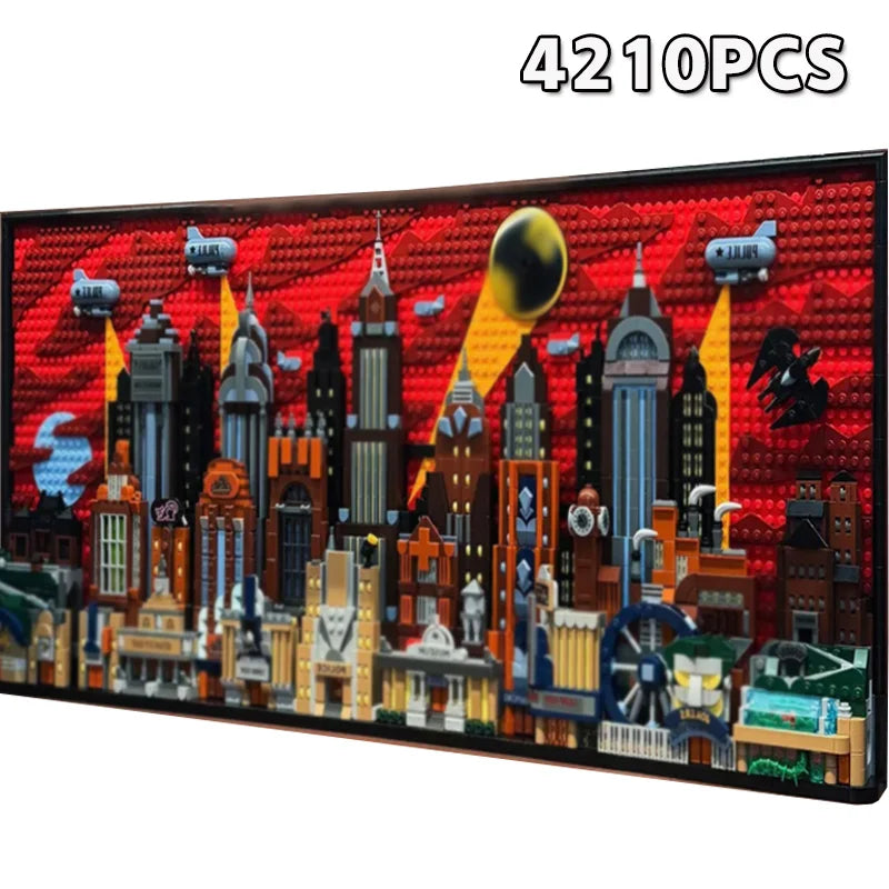 Building Blocks Set | 4210pcs | Gotham | Compatible With Standard Bricks | Adult