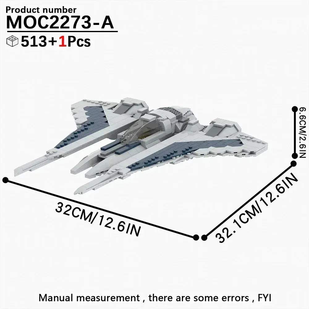 Space Wars Fighter Building Blocks Set For Realistic Dioramas - ToylandEU