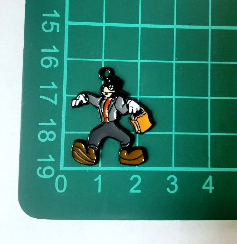 Halloween Pendant Charms | Metal | Keychain DIY | 10 Pieces
