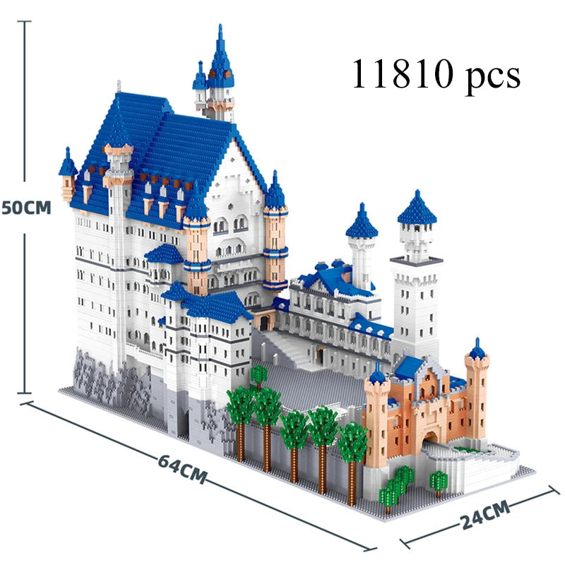 Building Block Set | 7300+ Pieces | Paris Notre Dame Cathedral 3D Architecture