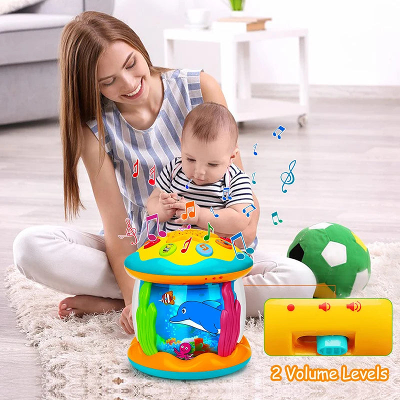 Ocean Light Rotary Projector Musical Baby Toy for 1-3 Year Olds - ToylandEU