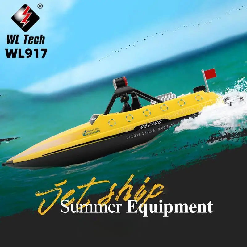 Wltoys Wl917 Rc Racing Boat 16km/h 2.4ghz Remote Control Toys High