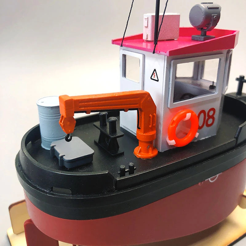 Mini Rabbit-2 RC Tugboat Assembly Model Kit - ToylandEU