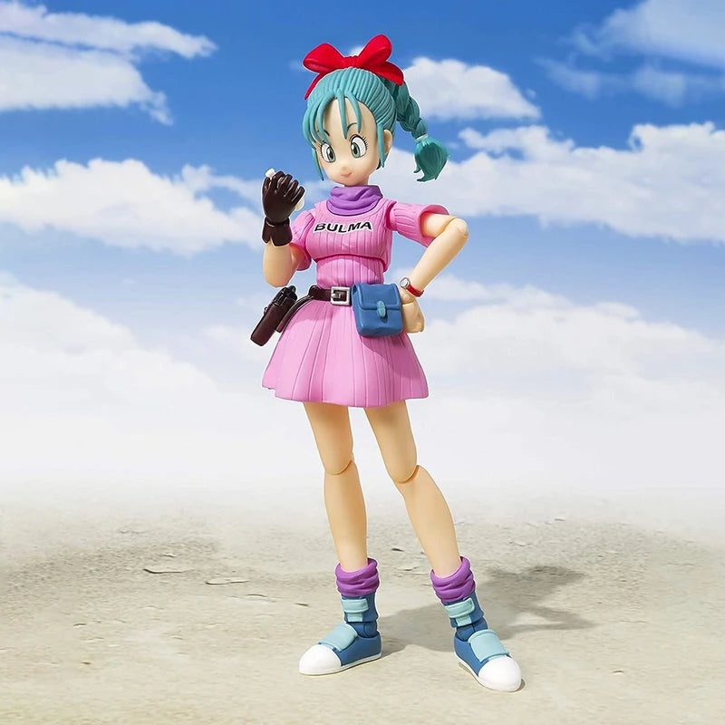 13cm SHF Dragon Ball Figures Bulma Goku Action Figure PVC Battle Force ToylandEU.com Toyland EU