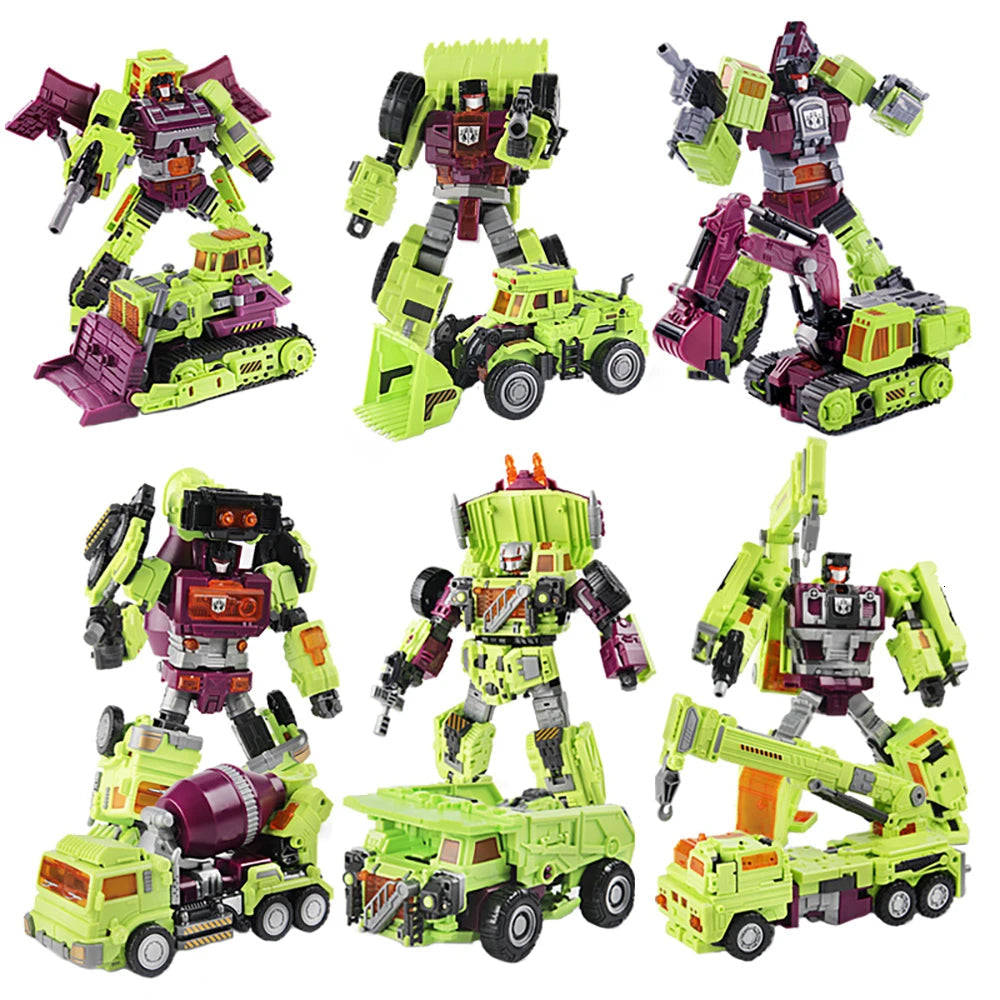 NBK 3349 Devastator 6in1 Combiner Robot Action Toy - ToylandEU