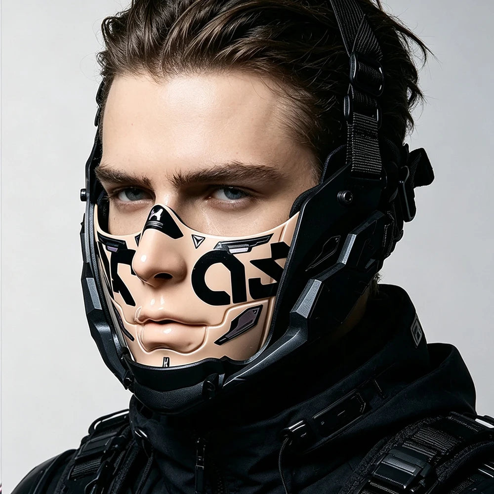 Cyberpunk Half Face Mask | 14 Colors | Toylandeu™