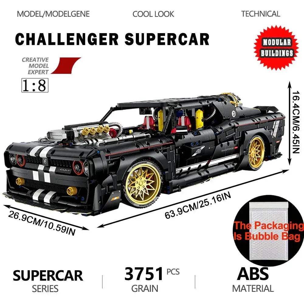 Sports Car Building Blocks Set For Kids Educational Gift Idea - ToylandEU