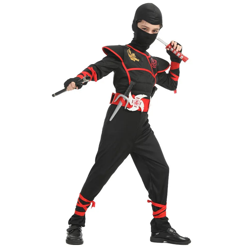 Ninja Adventure Costume Set for Kids - Perfect for Halloween & Cosplay