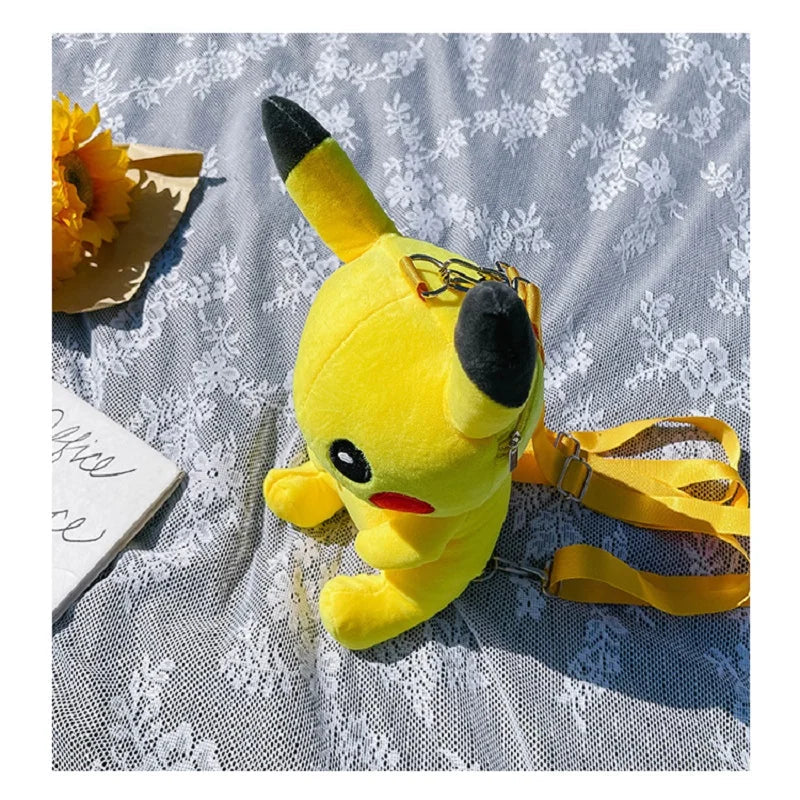 Pikachu Plush Backpack - Japanese Anime  Animal Toy - ToylandEU