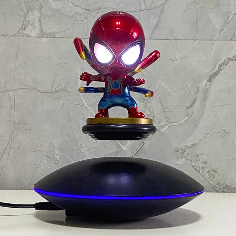 Levitating Iron Man Figure with Glowing Desktop Display - ToylandEU