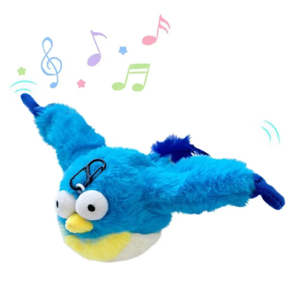 Interactive Dancing Bird Cat Toy With Catnip For Flapping Fun