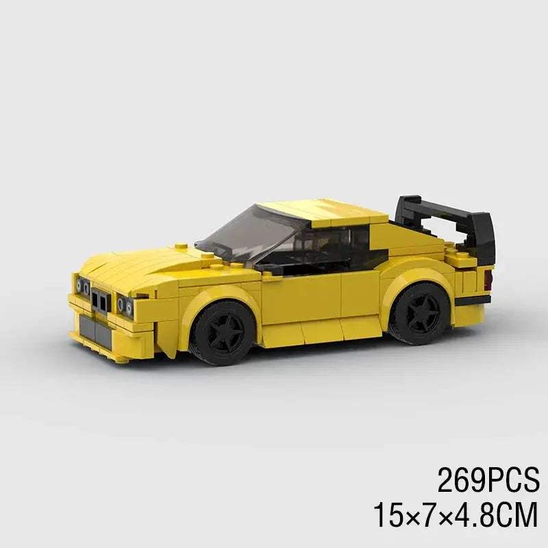 MOC Speed Super Race Car Vehicle Racing Model Building Blocks Bricks Rally Sport Pickup Truck Toy City Technical Christmas gift - ToylandEU