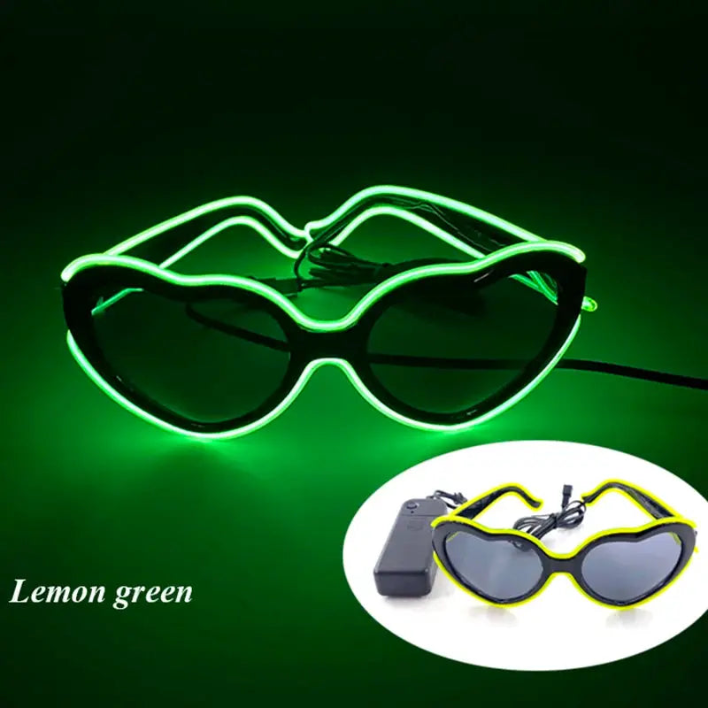 New Party Glasses Luminous Colorful LED Glasses Lighting Up Nightclub DJ Bar Music Dance Party Young Man Children Birthday Gift - ToylandEU