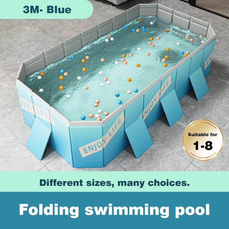 Large Swimming Pool Foldable Frame Pools for Family Summer Water Games - ToylandEU