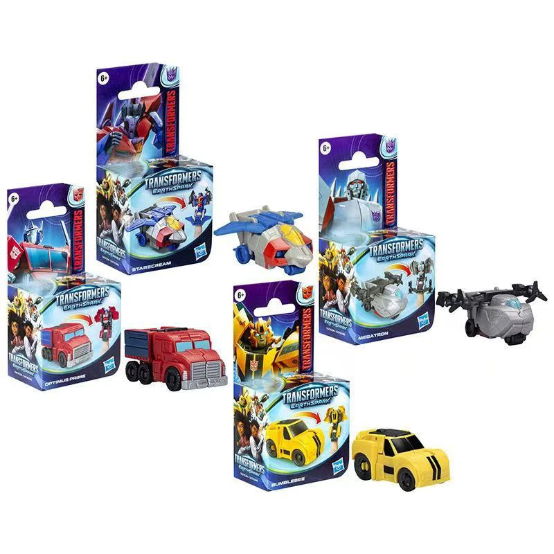 Transformers Figures | Bumblebee Movable Robots | Earth Fire Series | Set of 4