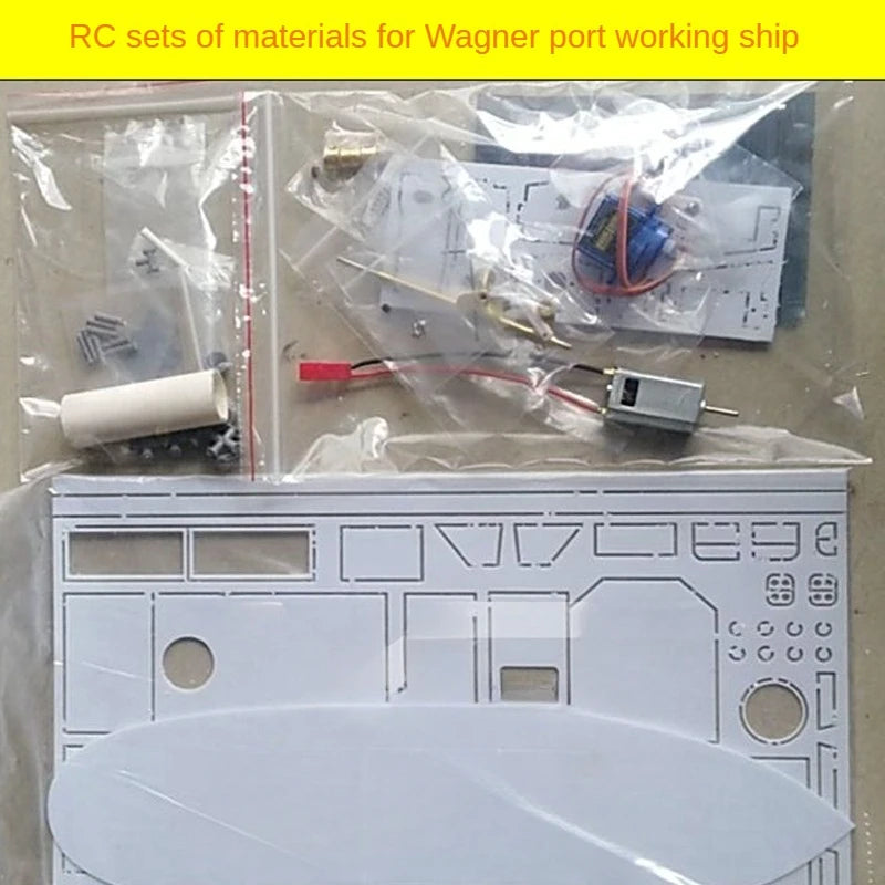 RC Ship Model 1:48 Wagner Port Work Ship Assembled Ship Model Kit Toy - ToylandEU