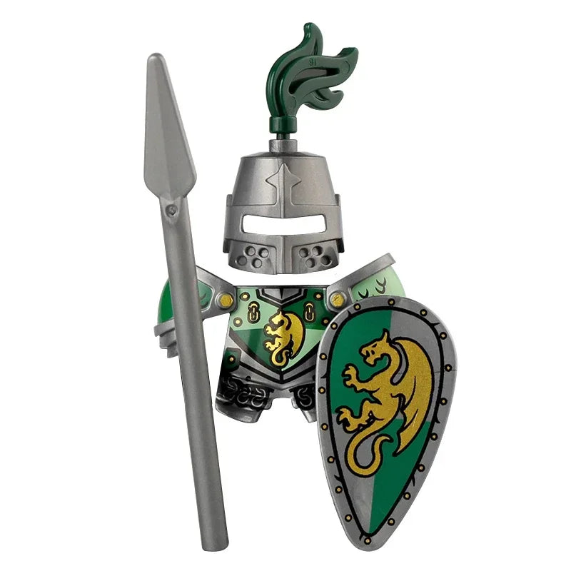 Building Block Set | Lego Compatible | Dragon Knights | Small Blocks