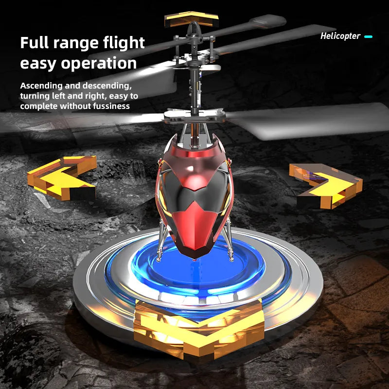 2.5CH RC Helicopter Remote Control Kids Toy Airplane Resistant Toyland EU