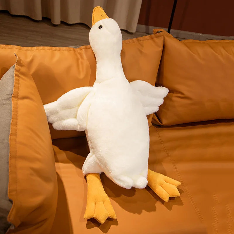 New 50-160cm Big Duck Doll Huge Goose Plush Toys Soft Stuffed Animal - ToylandEU