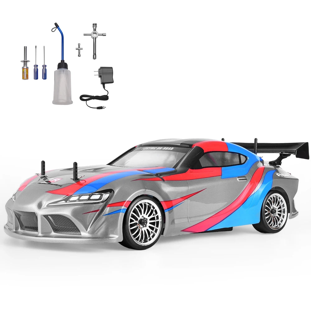 High-Speed 1:10 Nitro Drift RC Car - 4WD Fun for Enthusiasts